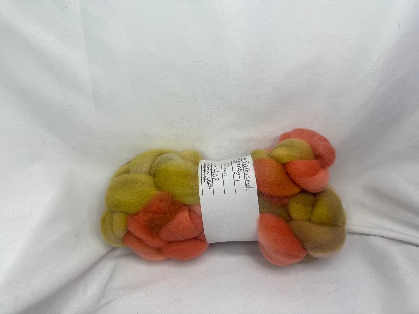 Falkland Wool~Hand Dyed 4 oz Braid~(FALL-S-05)