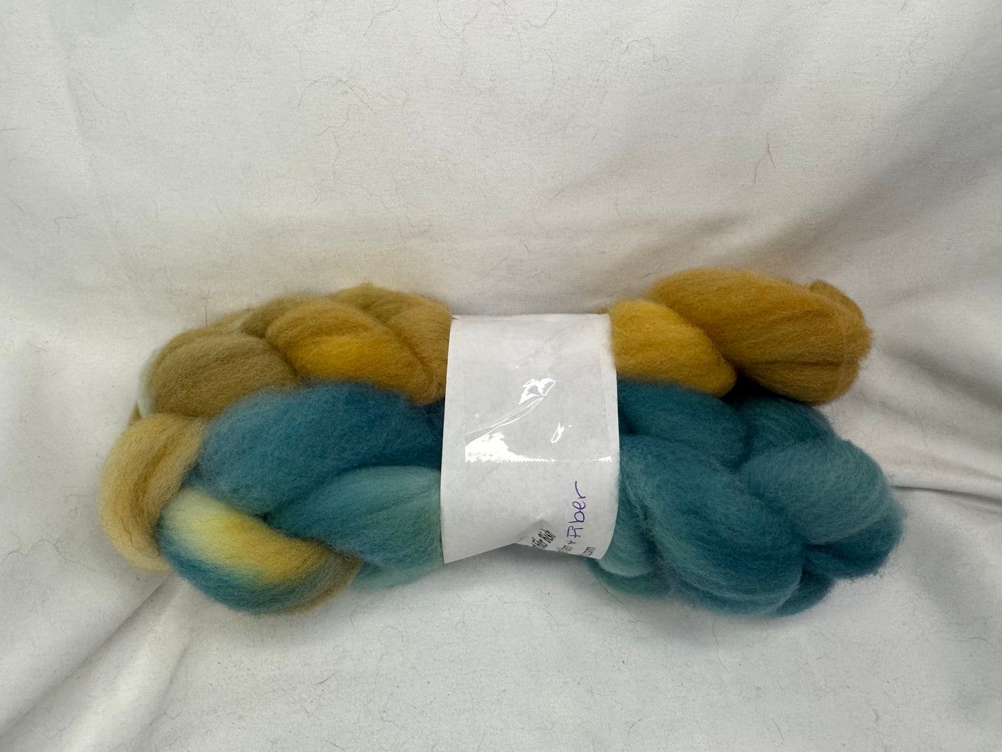Cheviot Cross Wool Hand Dyed 4 oz Braid~USA Farm Blend(L56-S-32)