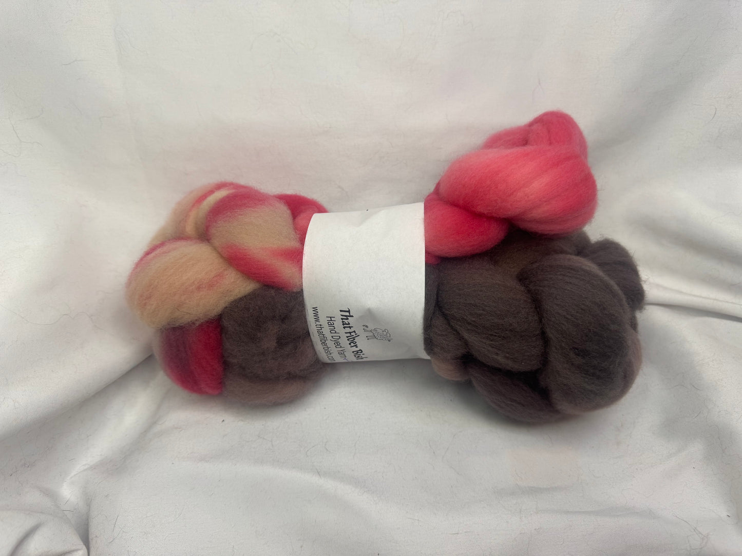 Cheviot Cross Wool Hand Dyed 4 oz Braid~USA Farm Blend(L56-S-36)