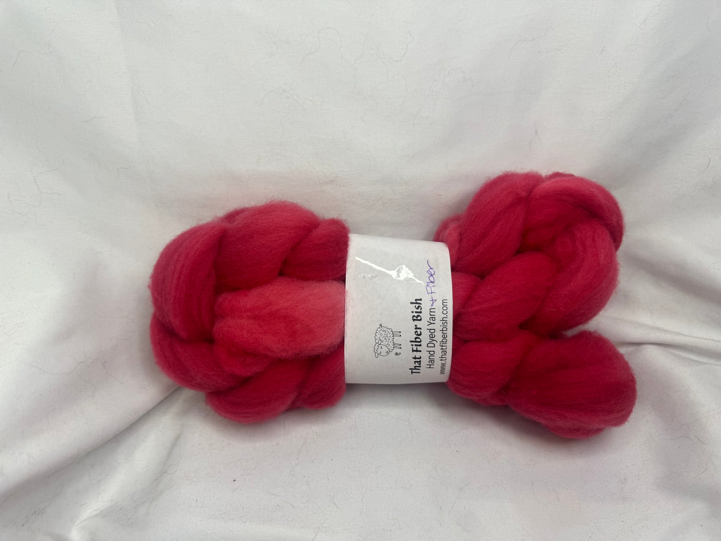 Cheviot Cross Wool Hand Dyed 4 oz Braid~USA Farm Blend(L56-S-40)