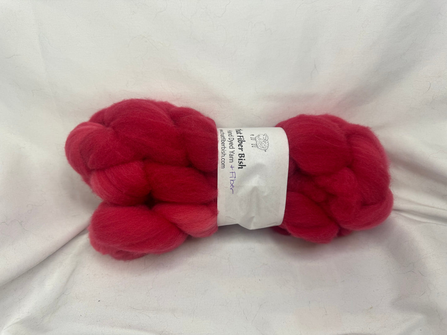 Cheviot Cross Wool Hand Dyed 4 oz Braid~USA Farm Blend(L56-S-41)