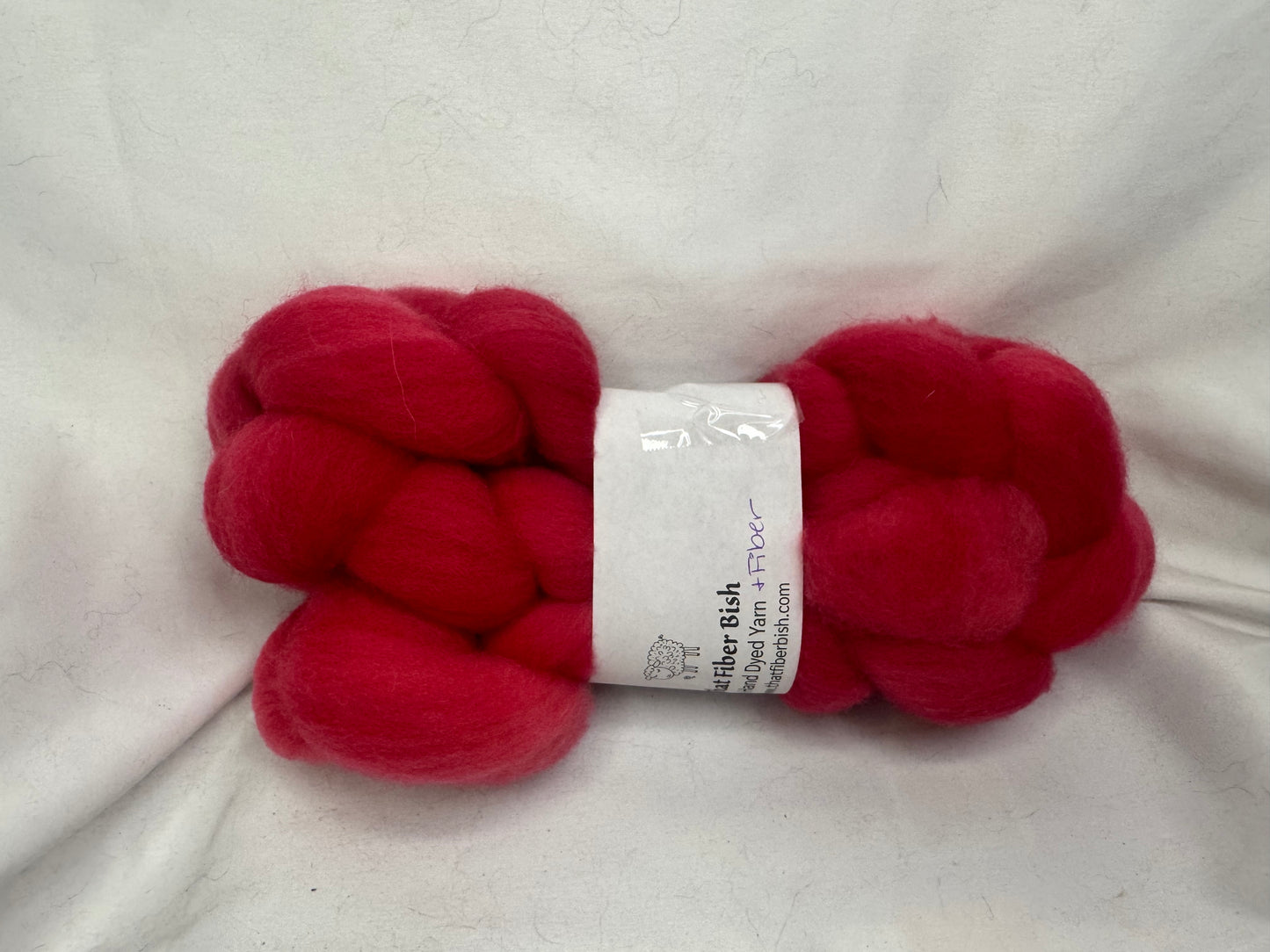 Cheviot Cross Wool Hand Dyed 4 oz Braid~USA Farm Blend(L56-S-42)