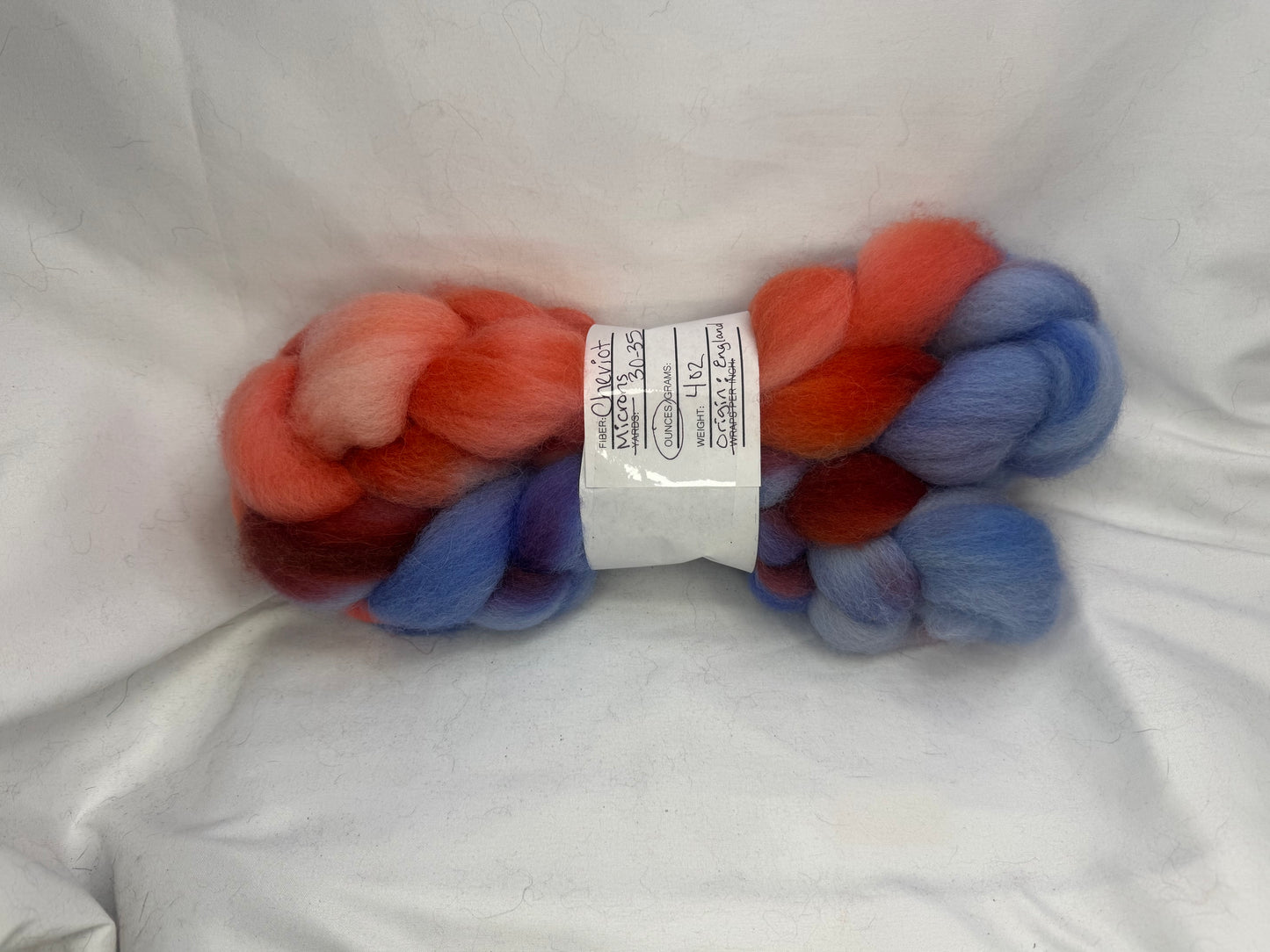 Cheviot~(CHEV-S-27) Hand Dyed~4 oz Braid
