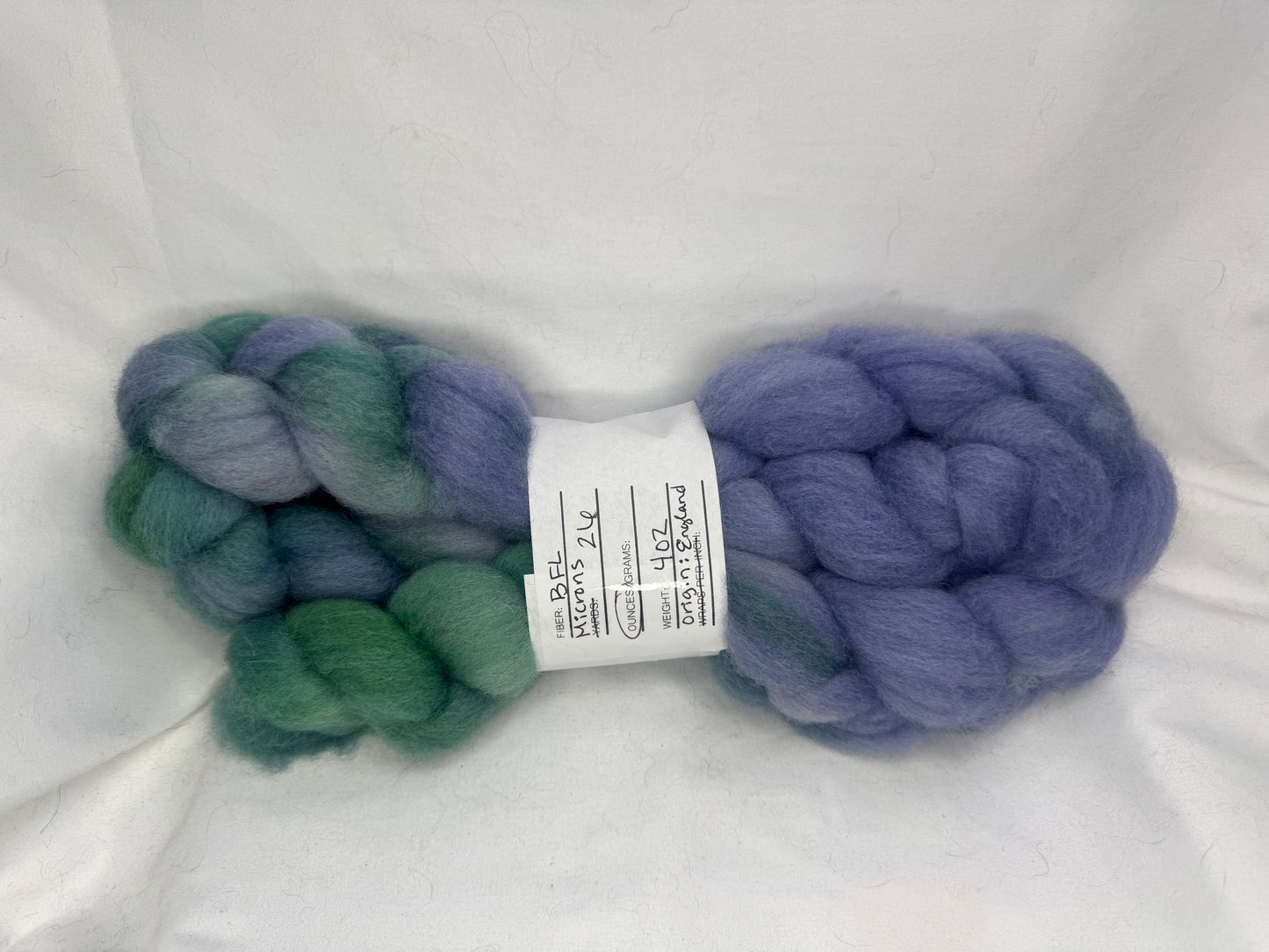 BFL~ 4 oz Braid~ Hand Dyed~(BFL-S-05)