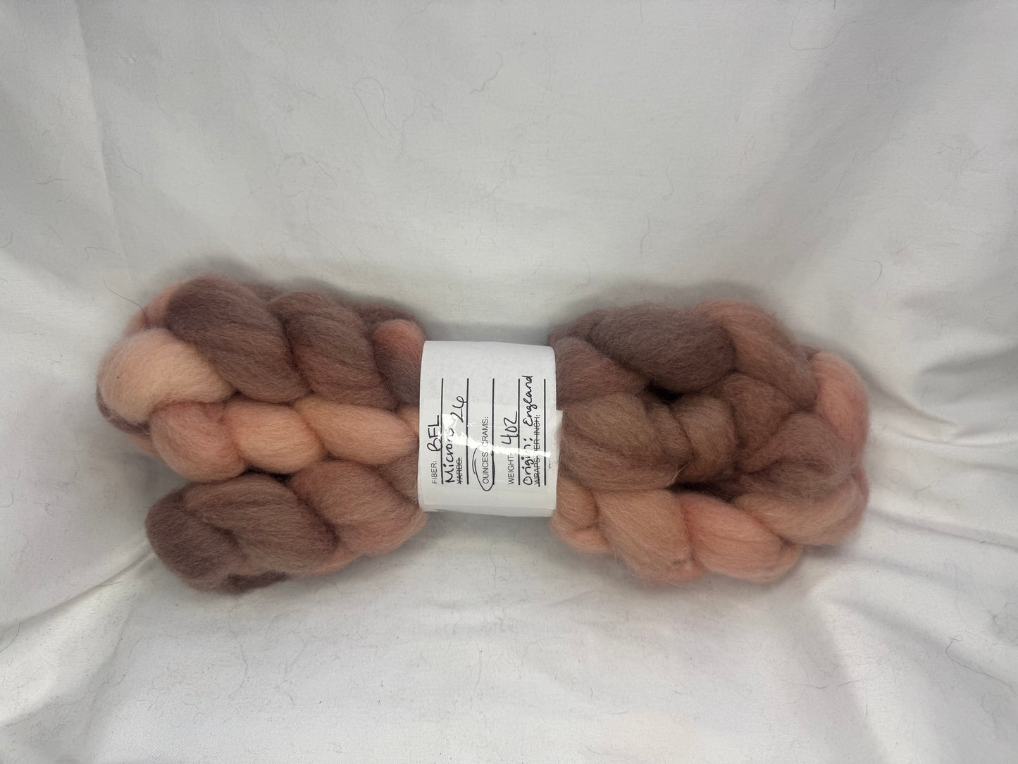 BFL~ 4 oz Braid~ Hand Dyed~(BFL-S-09)