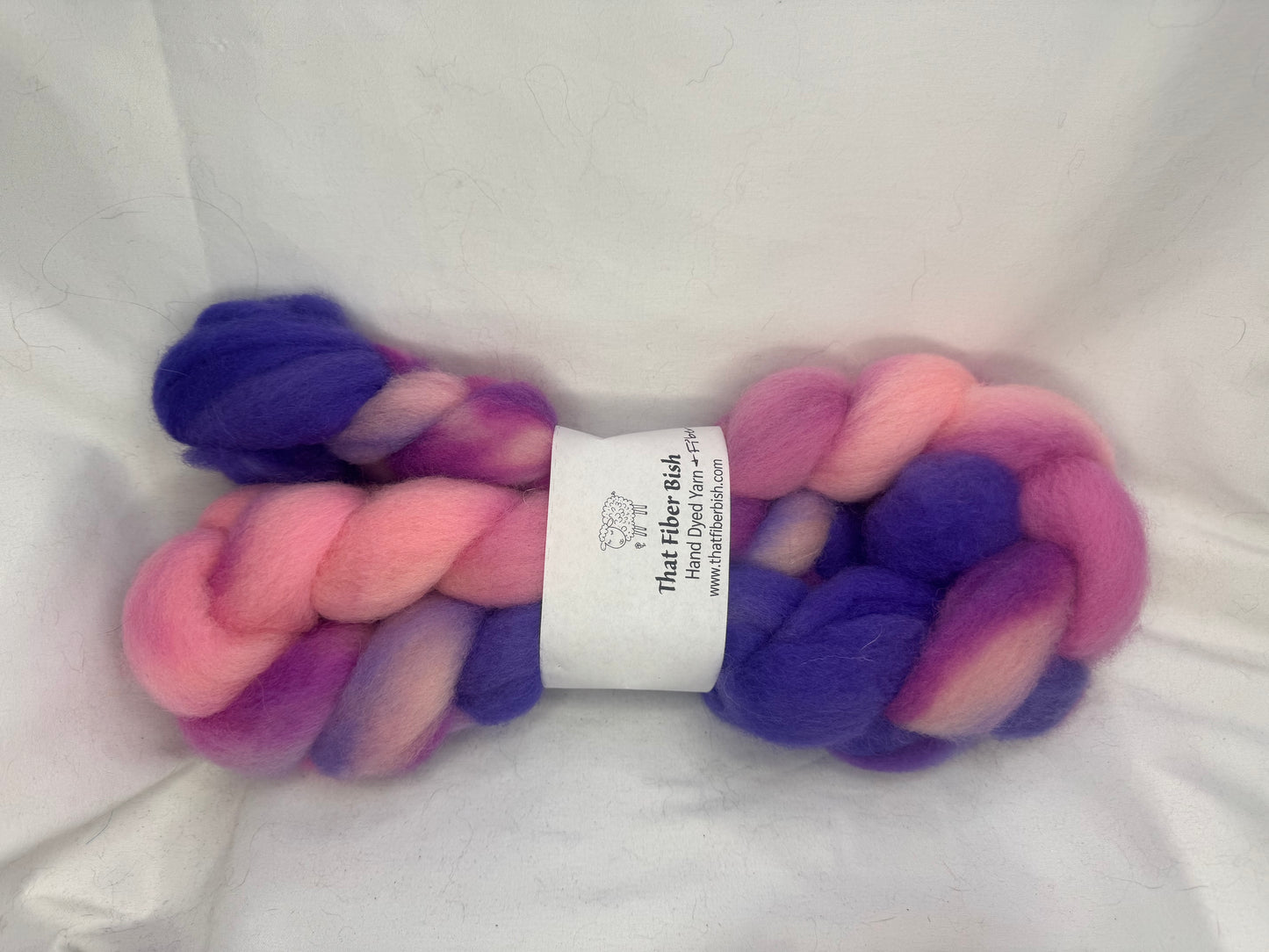 BFL~ 4 oz Braid~ Hand Dyed~(BFL-S-14)