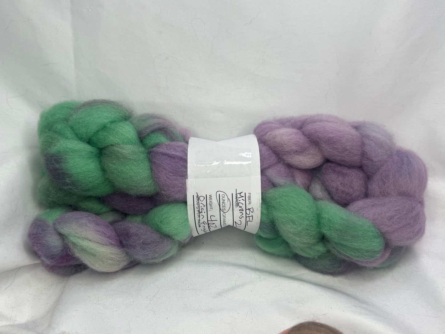 BFL~ 4 oz Braid~ Hand Dyed~(BFL-S-17)