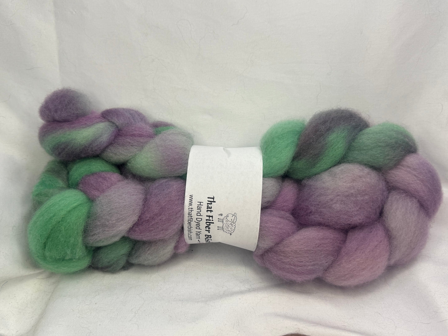 BFL~ 4 oz Braid~ Hand Dyed~(BFL-S-17)