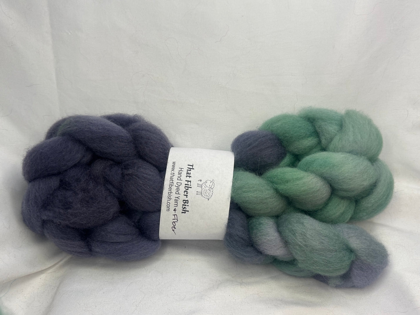 BFL~ 4 oz Braid~ Hand Dyed~(BFL-S-19)