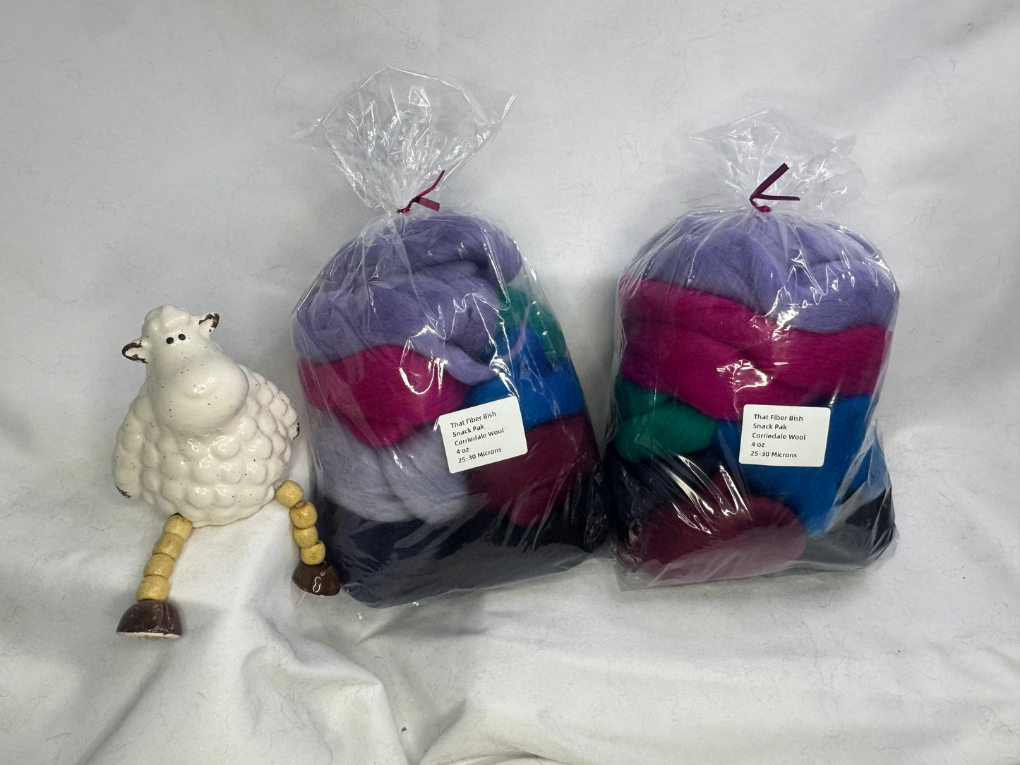 Snack Pak's~Mixed Bag~Corriedale~Grab Bag Style