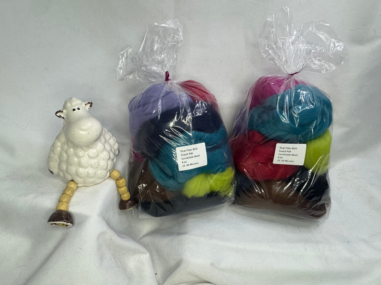 Snack Pak's~Mixed Bag~Corriedale~Grab Bag Style