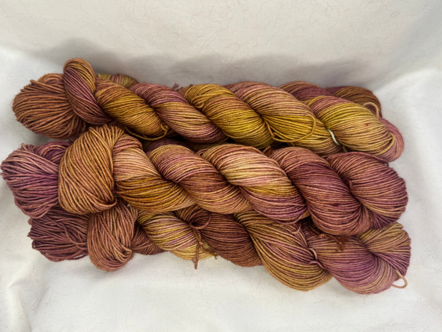 Evelyn's Sock 50~Rosey~Hand Dyed~Superwash Merino Nylon~231 Yards