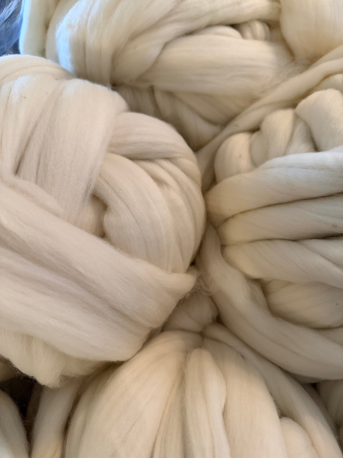 Undyed Targhee Wool Top~ONE POUND
