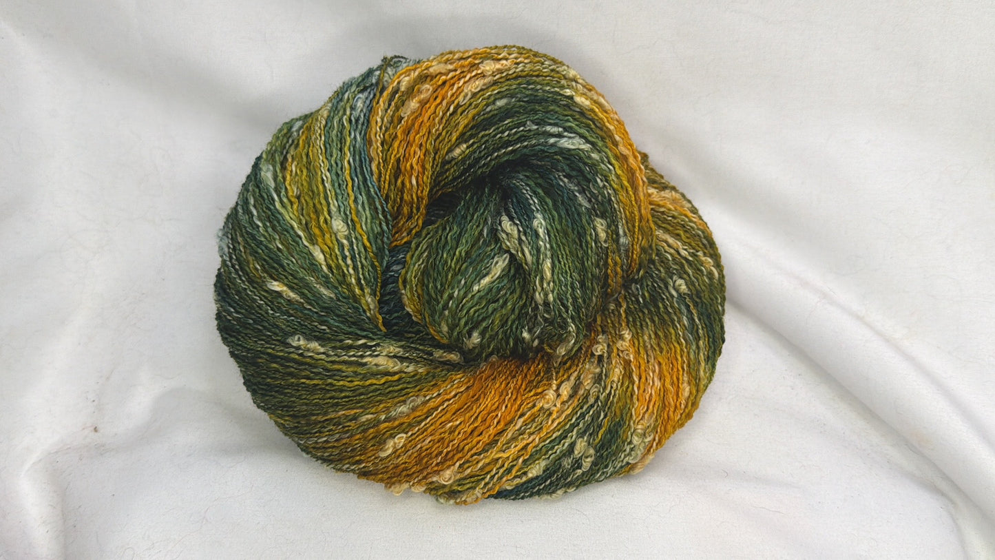 Sunlit Spruce~ Studio Slub~ 92/8 Superwash Merino Wool & Peruvian Pima Cotton