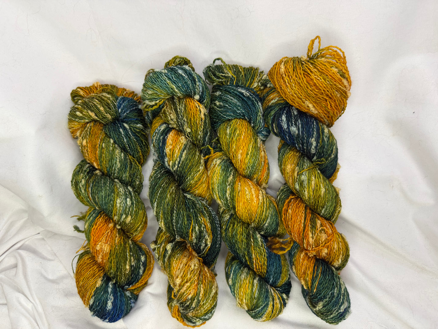 Sunlit Spruce~ Studio Slub~ 92/8 Superwash Merino Wool & Peruvian Pima Cotton