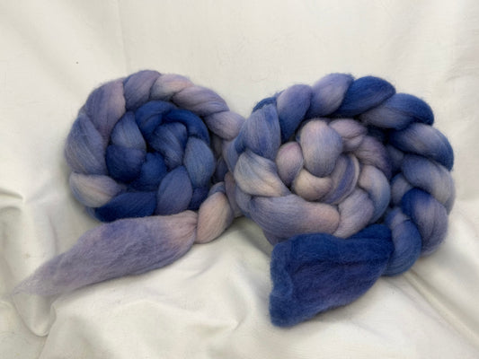 Corriedale~(COR-D-25)~Hand Dyed Double Braid Set~8 oz