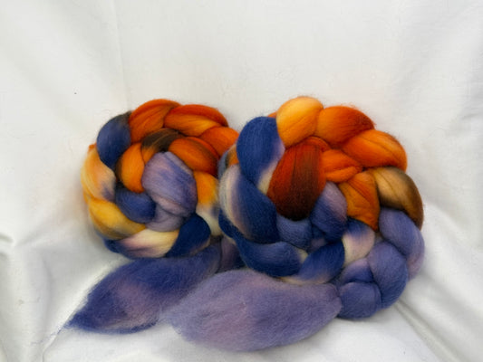 Corriedale~(COR-D-24)~Hand Dyed Double Braid Set~8 oz