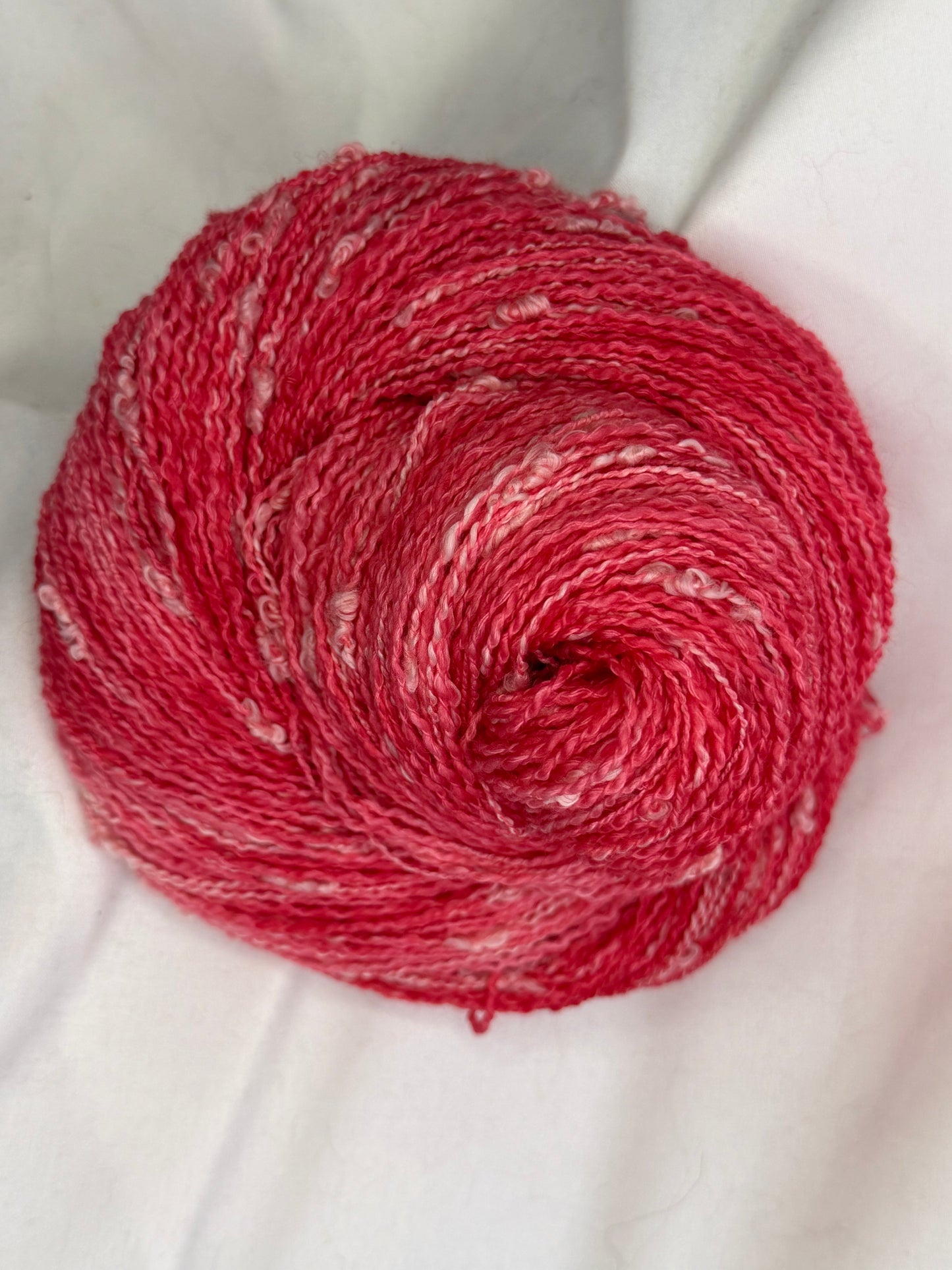 Pink Punch~Studio Slub~92/8 Superwash Merino Wool & Peruvian Pima Cotton