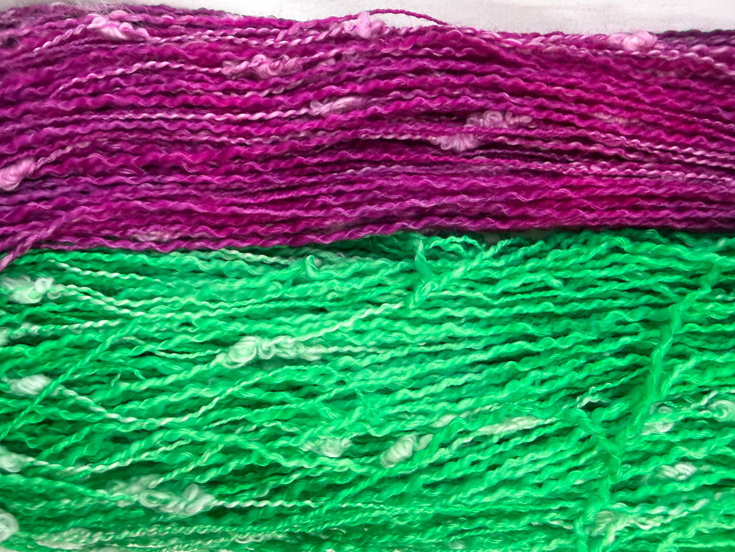 Magenta Mojito~ Studio Slub~ 92/8 Superwash Merino Wool & Peruvian Pima Cotton