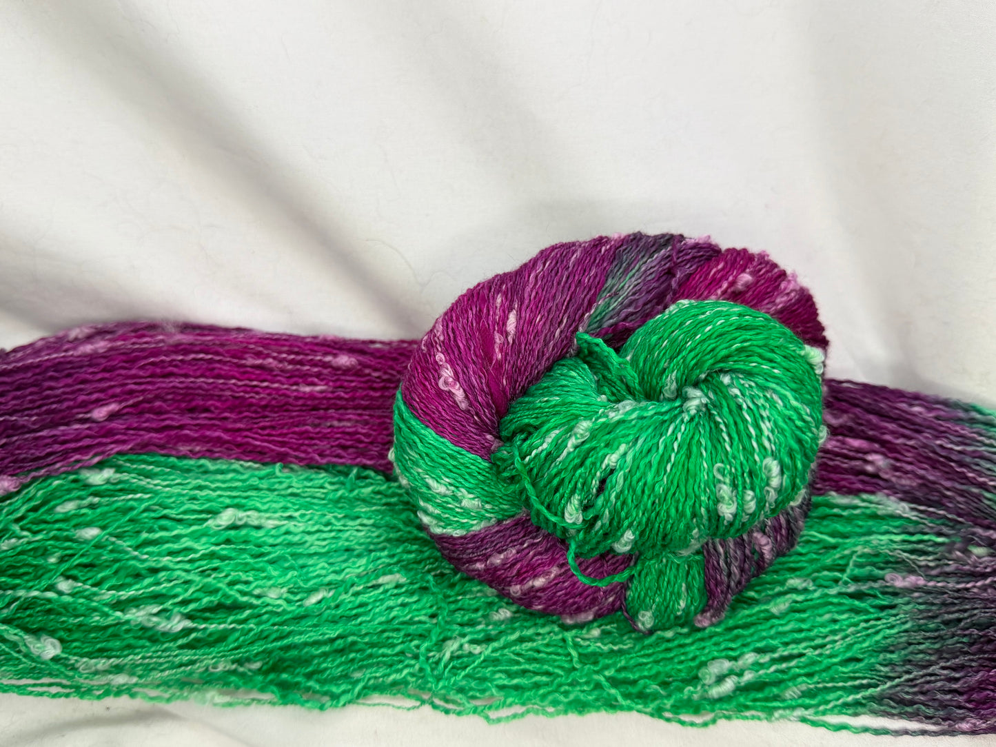 Magenta Mojito~ Studio Slub~ 92/8 Superwash Merino Wool & Peruvian Pima Cotton