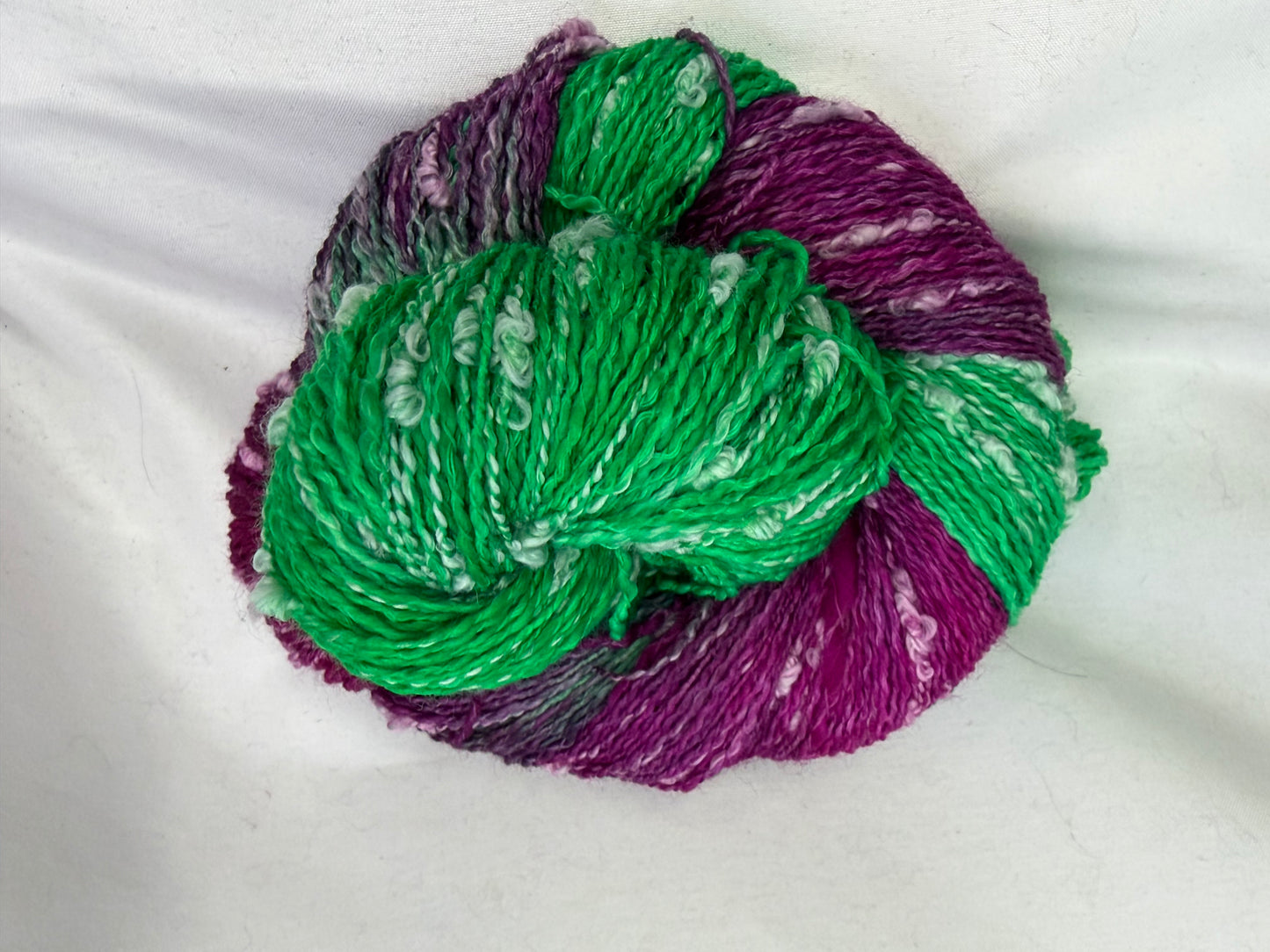 Magenta Mojito~ Studio Slub~ 92/8 Superwash Merino Wool & Peruvian Pima Cotton