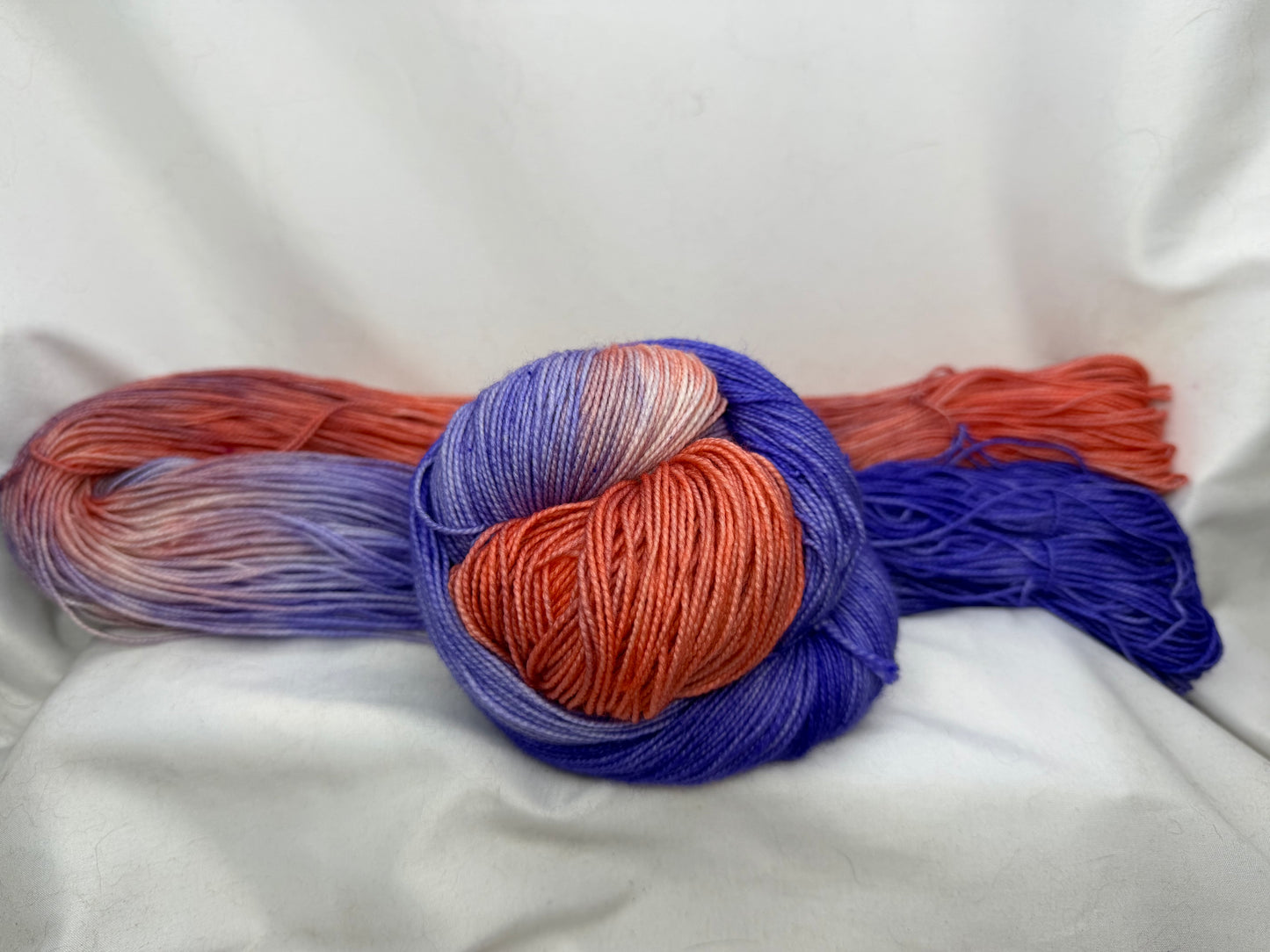 Valentine Blush ~ Trade Wind Twist Sock~ 80/20 Superwash Falkland & Nylon