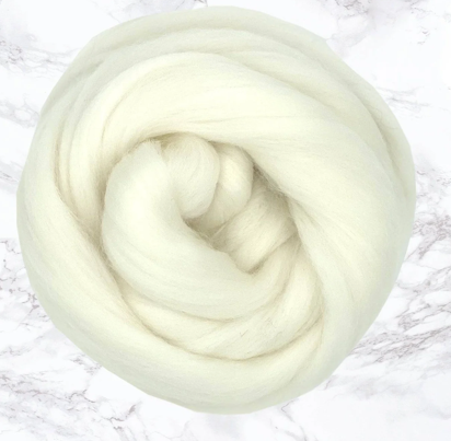 Dyed Merino Top~23 Micron-Lightning