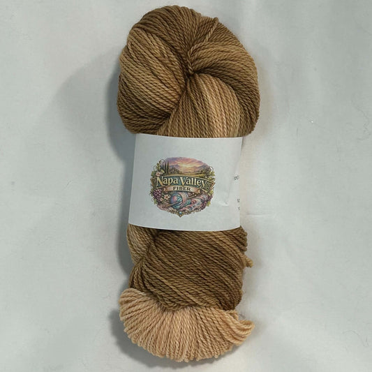 Mayacamas | Fingering/Sock Weight | 75% Superwash Merino / 25% Bio Nylon | Chai | 382 Yards