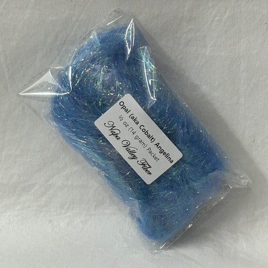 Opal (aka Cobalt) Angelina Flash Sparkling Blending Fiber, ½ oz