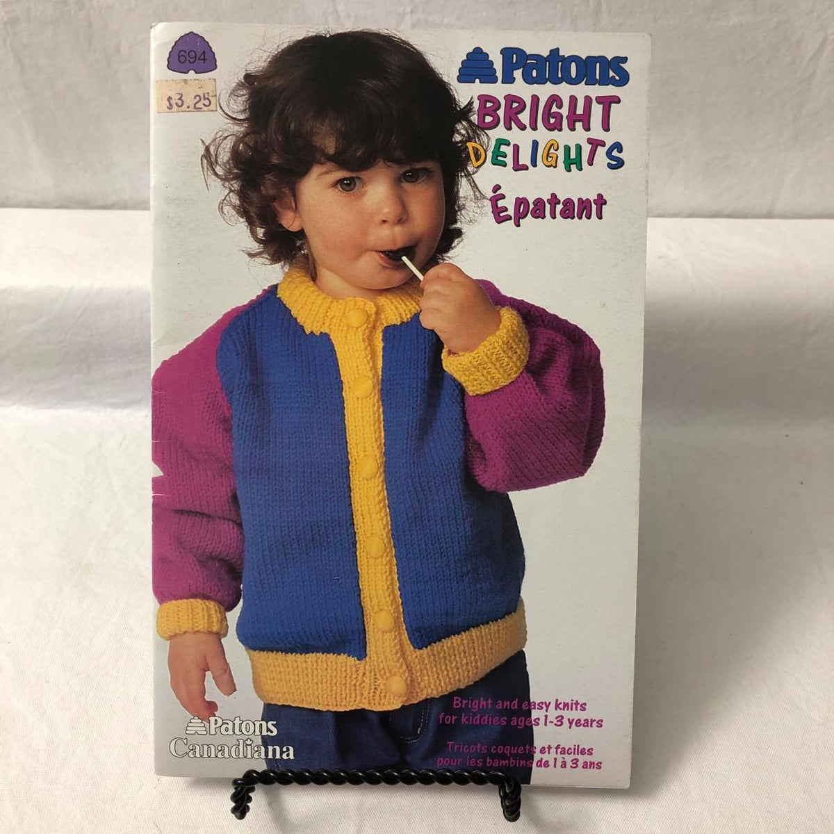 Patons Bright Delights ~ Sweaters to knit for ages 1 to 3 | SC