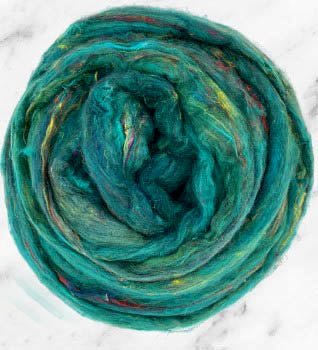 Sari Silk Duo Pack | Textured Roving (SKU:1223) 2 oz