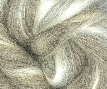 Shetland Wool & Tussah Silk~70/30~Natural Undyed