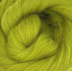 Dyed Merino Top~23 Micron~Citrus