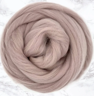 Dyed Merino Top~23 Micron-Mink