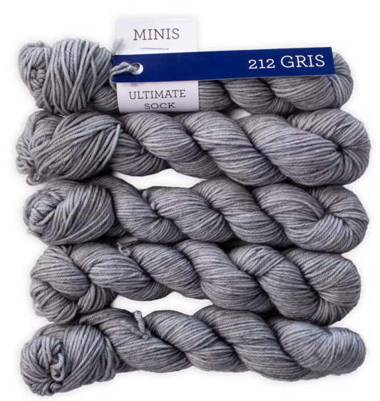 Ultimate Sock Mini "Gris"~ Malabrigo