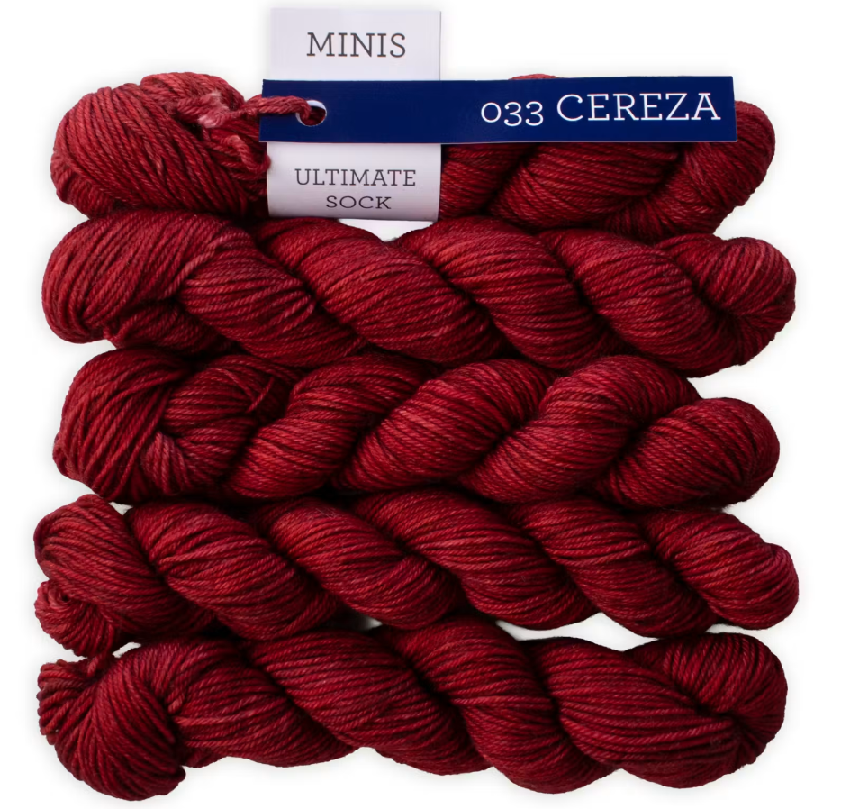 Ultimate Sock Mini "Cereza"~ Malabrigo