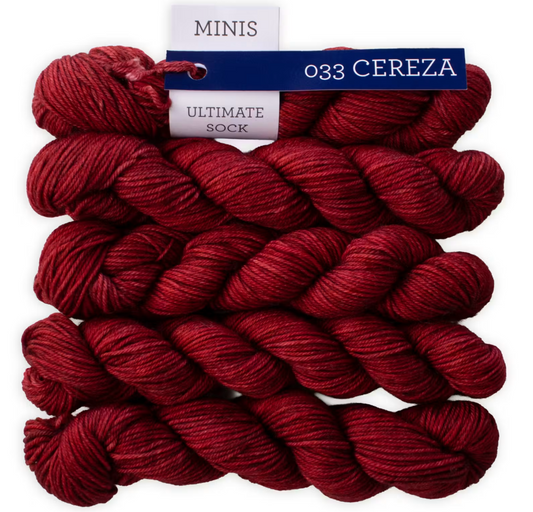 Ultimate Sock Mini "Cereza"~ Malabrigo