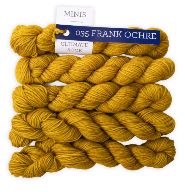 Ultimate Sock Mini "Frank Ochre"~ Malabrigo