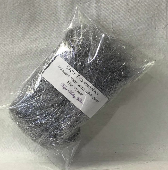 Silver Iris (Fine Denier) Angelina Flash Sparkling Blending Fiber, ½ oz