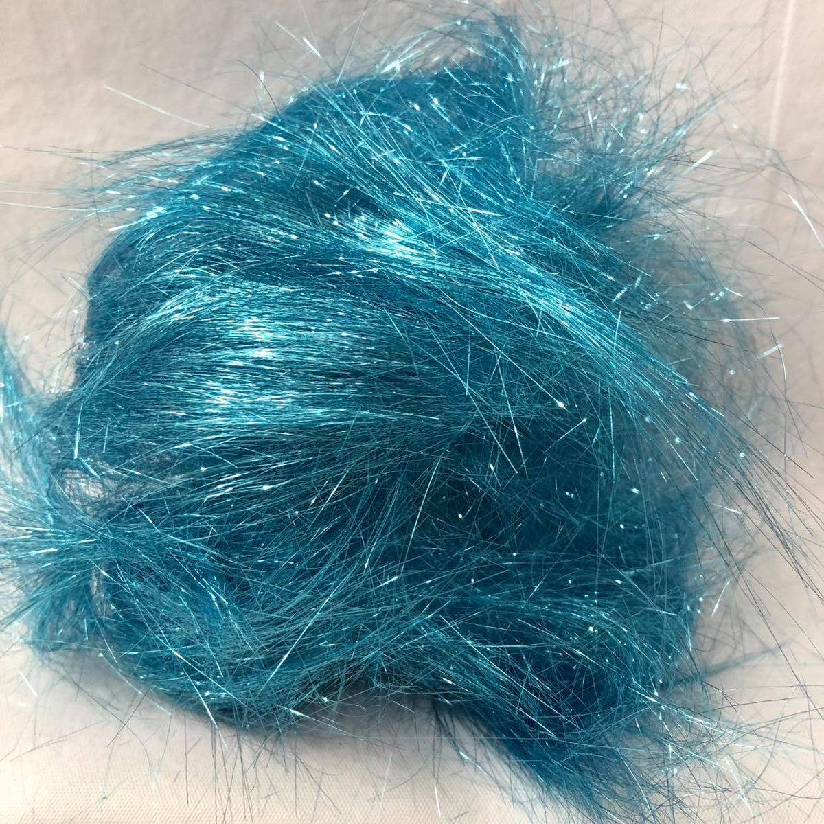 Sky Blue (15 Denier) Angelina Flash Sparkling Blending Fiber, ½ oz