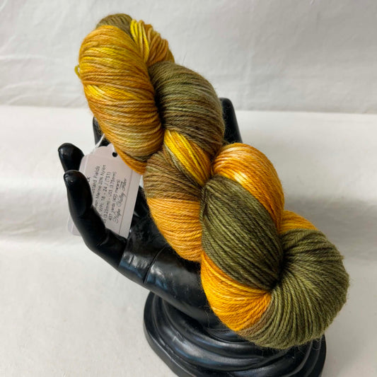 Timeless Sock: Napa Valley Mustard Fields (TS1) | 80/20 Superwash Merino/Nylon Sock/Fingering Weight 437 yds