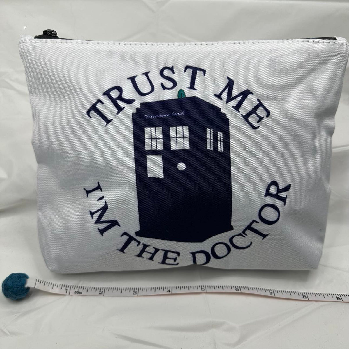 "Bigger on the Inside" Single Braid Luxury Silk Spinning Kit with Inspired Goodie Bag and a NEW TARDIS Handmade charm!